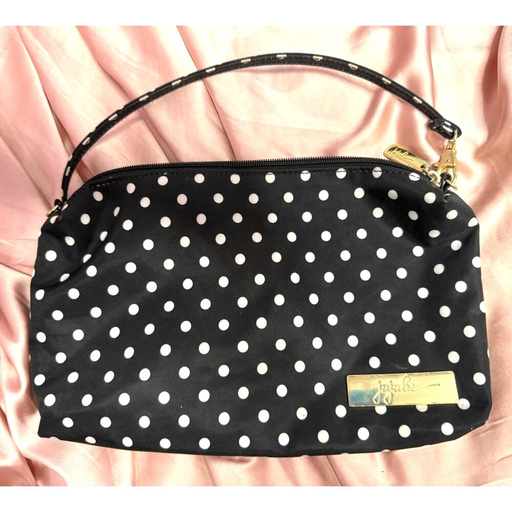 Jujube be quick polka dot wristlet — one size —‎ black/white